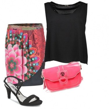 Outfit Un tocco di rosa