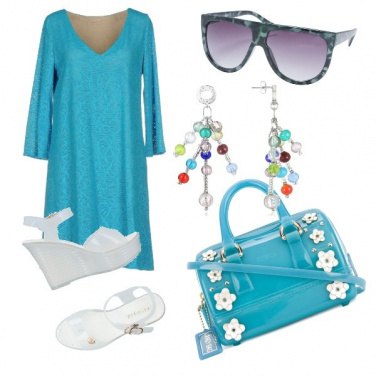 Outfit Azzurro oltremare