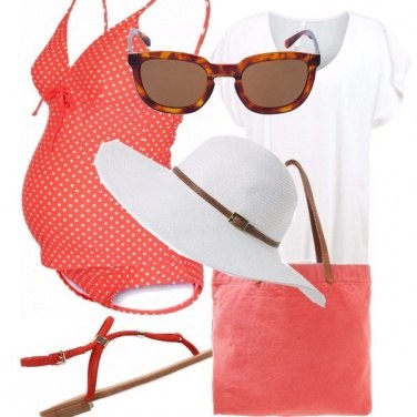 Outfit Mamma in acqua