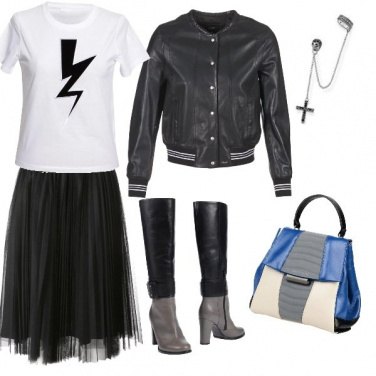 Outfit Fulmine e croce