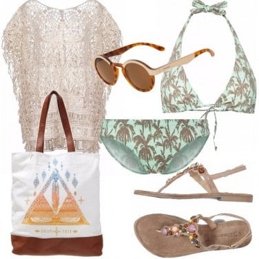 Outfit Hippie in spiaggia