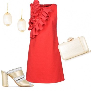 Outfit Cerimonia in rosso