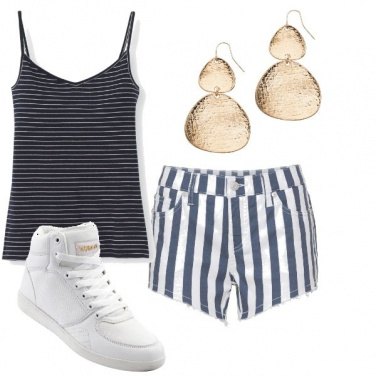 Outfit Passeggiata nel lungomare, con le amiche