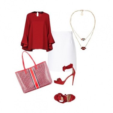 Outfit Red office