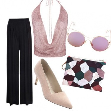 Outfit Scollatura maxi con eleganza
