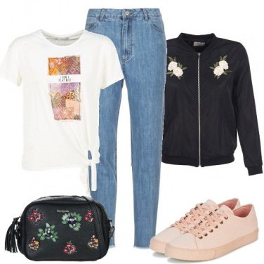 Outfit La tee col nodo