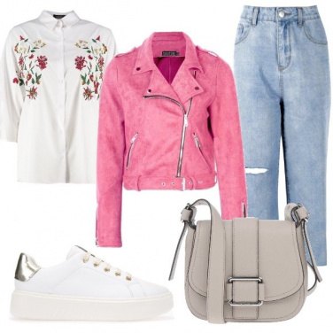 Outfit Un tocco rosa