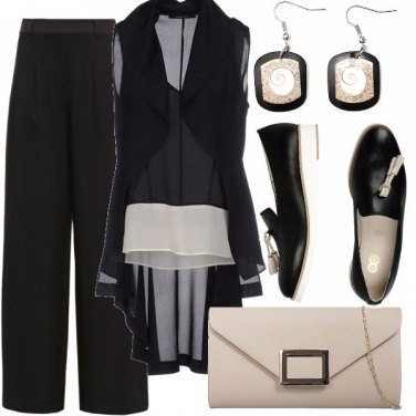 Outfit Glamour in mocassino