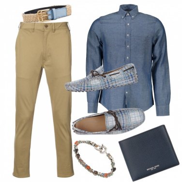 Outfit con mocassino e pantalone leggero | 29 Look da Indossare | Bantoa