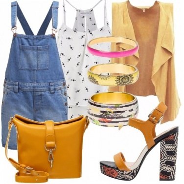 Outfit Senape on the go