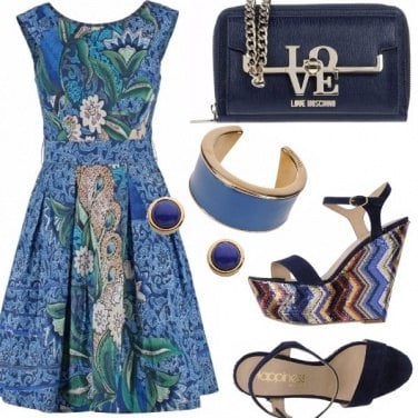 Outfit Eleganza in blu