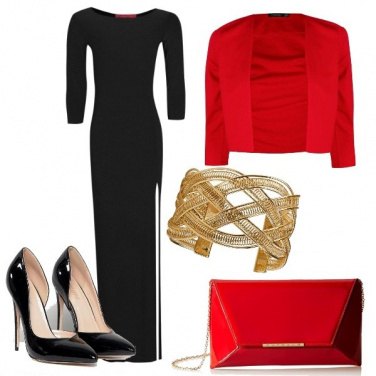 Outfit Uno spacco profondo
