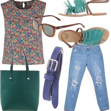 Outfit I love my boyfriend jeans