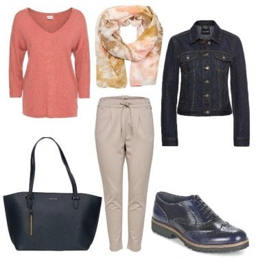 Outfit Rosa polvere