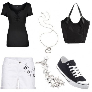 Outfit Bianco e nero