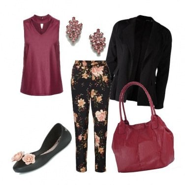 Outfit Floreale chic