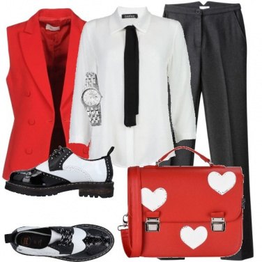 Outfit Mannish col cuore