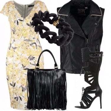 Outfit Let\'s rock that yellow