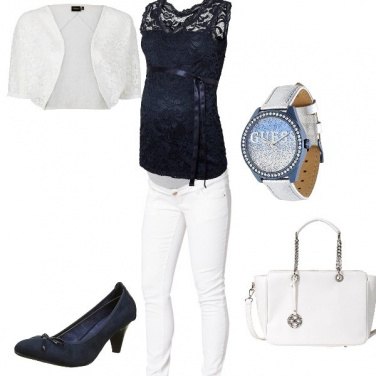Outfit Raffinata anche con il pancione