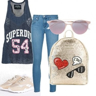Outfit Sportiva ma chic