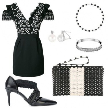 Outfit Bianco e nero chic