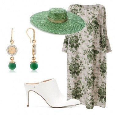 Outfit Verde poco impegnativo