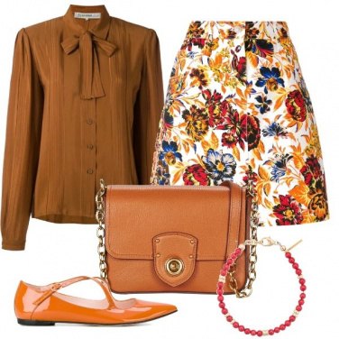 Outfit Gonna fiorita