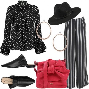 Outfit Un mix in bianco e nero