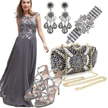 Outfit Elegantemente in grigio