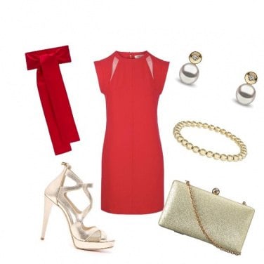 Outfit Matrimonio in rosso