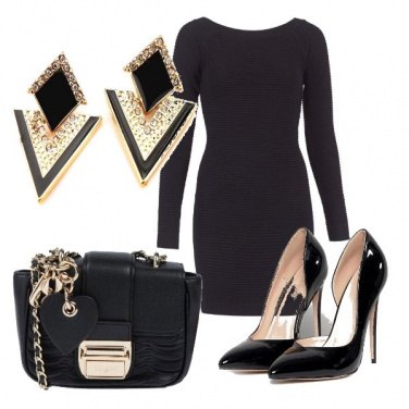 Outfit Black&gold