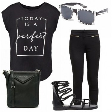 Outfit Black & white