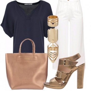 Outfit Semplice in bronzo
