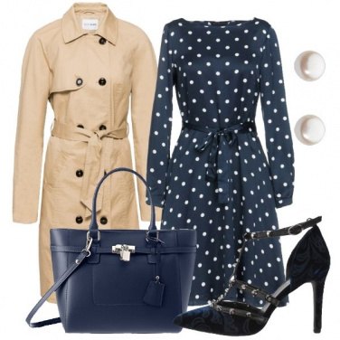 Outfit Pois in ufficio