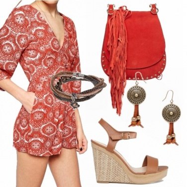Outfit Tuta etnica
