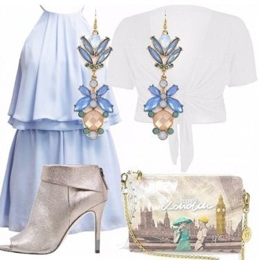 Outfit Azzurro pastello