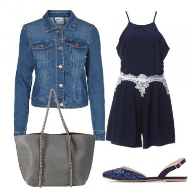 Outfit Tutina blu