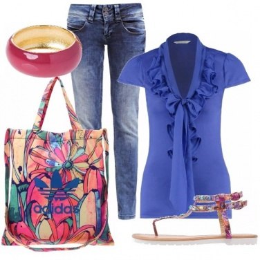 Outfit Electric blue