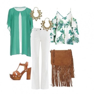 Outfit Green Folk