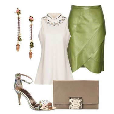 Outfit La gonna in pelle