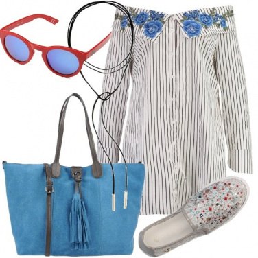 Outfit Spalle in mostra con lo chemisier