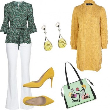 Outfit La camicia che sembra un bouquet
