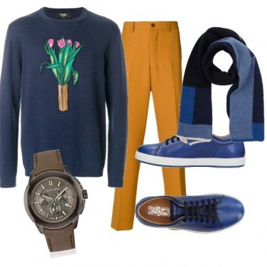 Outfit Un mazzolin di rose e viole