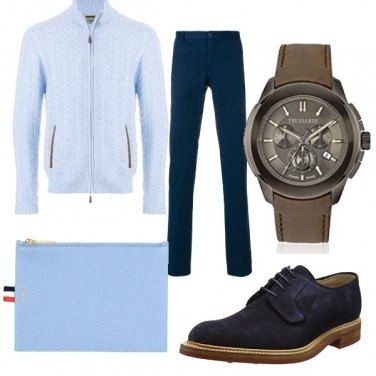 Outfit Il cardigan con le trecce