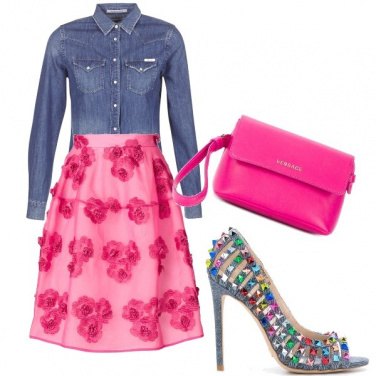 Outfit Denim e colore