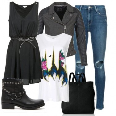 Outfit Weekend fuori in moto
