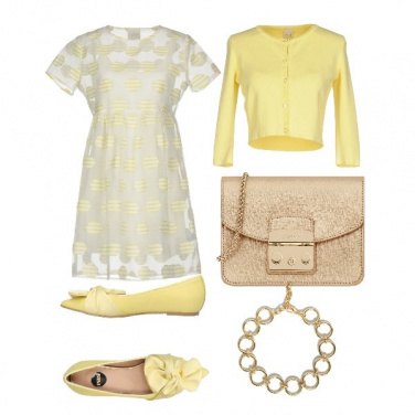 Outfit Giallo bon ton