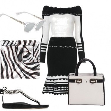 Outfit Nero bianco