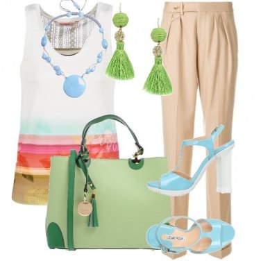Outfit Aperitivo a colori
