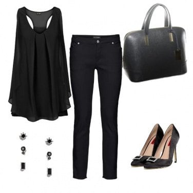 Outfit Total Black Sempre